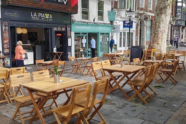 Restaurant Outside Seating Area